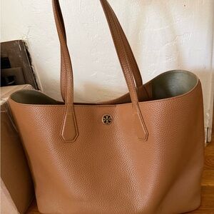 Tory Burch Brown Leather Tote